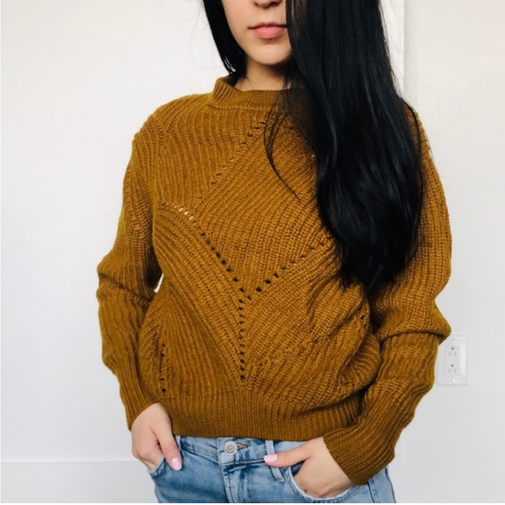 ARITZIA‎ WILFRED Serment Sweater in Mustard
